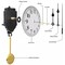 Silent Quartz Pendulum Clock Mechanism – Wall Clock Movement Repair Kit – DIY Replacement Parts for Swing Clock